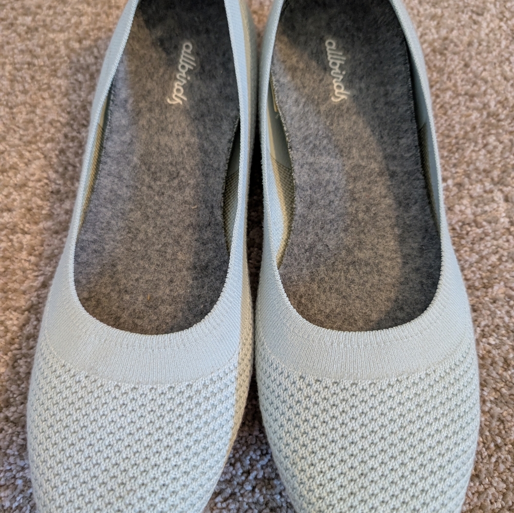 Allbirds Pale Blue Flats Minimalist Comfort Loafers